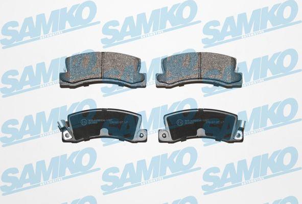 Samko 5SP061 - Гальмівні колодки, дискові гальма autocars.com.ua