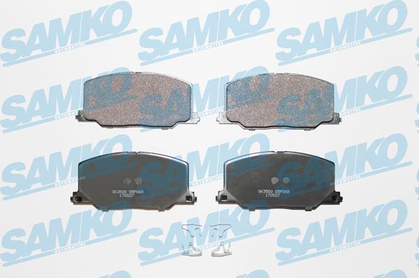 Samko 5SP068 - Гальмівні колодки, дискові гальма autocars.com.ua
