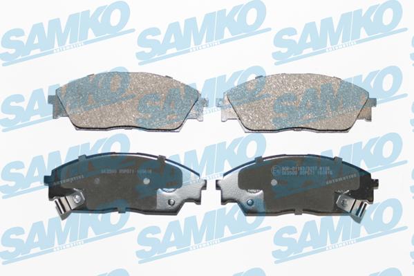 Samko 5SP071 - Гальмівні колодки перед. дискові Honda Civic-Civic CRX-Civic Shuttle-Prelude autocars.com.ua