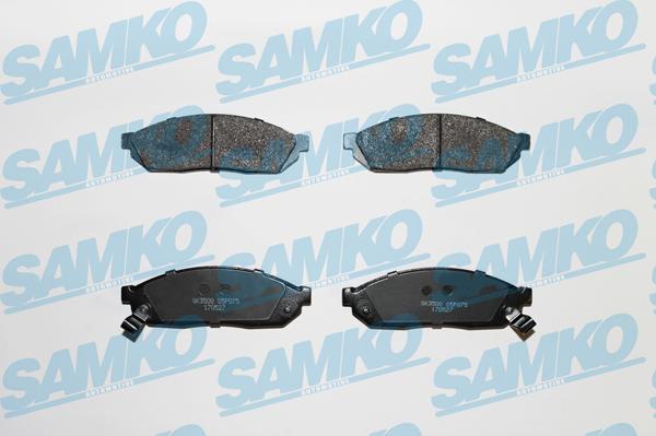 Samko 5SP075 - Тормозные колодки, дисковые, комплект avtokuzovplus.com.ua