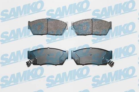 Samko 5SP076 - Гальмівні колодки, дискові гальма autocars.com.ua