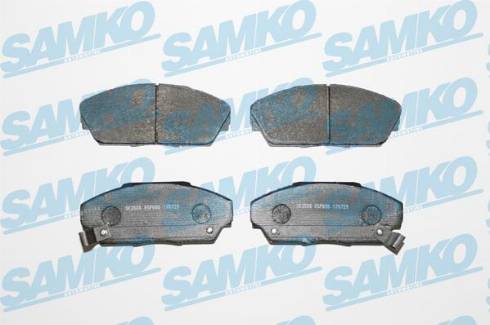 Samko 5SP080 - Гальмівні колодки, дискові гальма autocars.com.ua