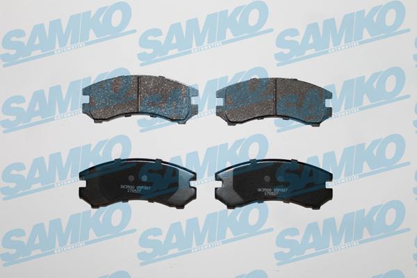 Samko 5SP087 - Гальмівні колодки, дискові гальма autocars.com.ua