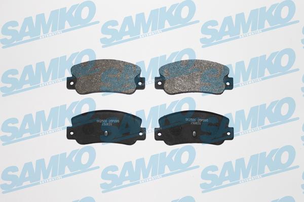 Samko 5SP095 - Тормозные колодки, дисковые, комплект avtokuzovplus.com.ua