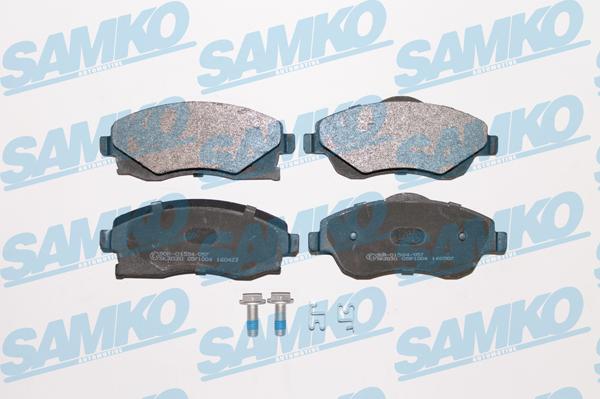 Samko 5SP1004 - Гальмівні колодки, дискові гальма autocars.com.ua