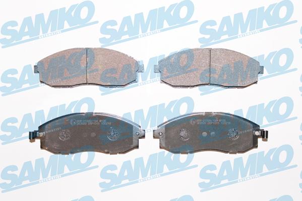 Samko 5SP1015 - Тормозные колодки, дисковые, комплект avtokuzovplus.com.ua