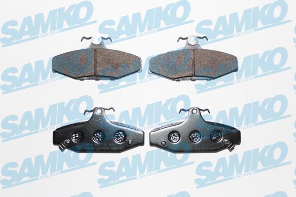 Samko 5SP1018 - Гальмівні колодки, дискові гальма autocars.com.ua