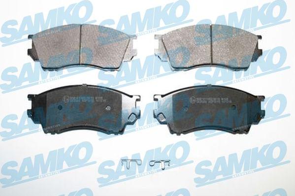 Samko 5SP1019 - Тормозные колодки, дисковые, комплект avtokuzovplus.com.ua