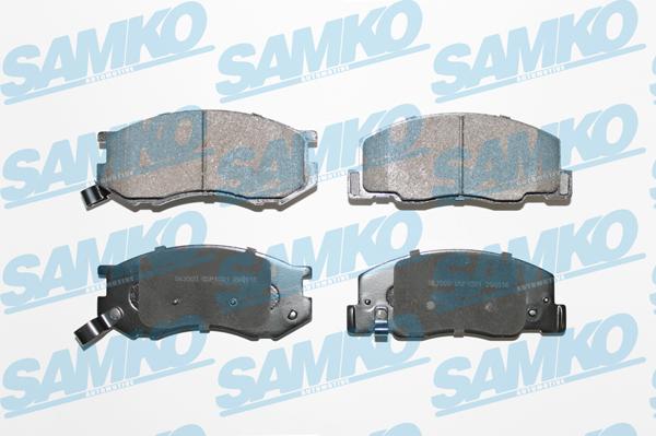 Samko 5SP1021 - Гальмівні колодки, дискові гальма autocars.com.ua