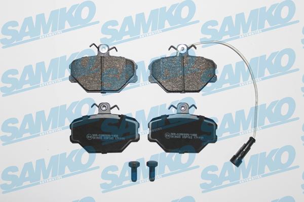 Samko 5SP102 - Гальмівні колодки, дискові гальма autocars.com.ua