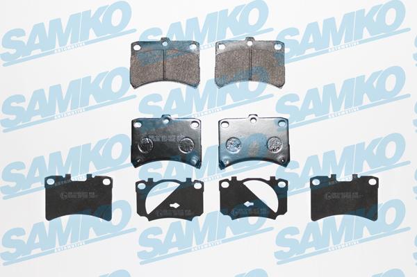 Samko 5SP1035 - Тормозные колодки, дисковые, комплект avtokuzovplus.com.ua