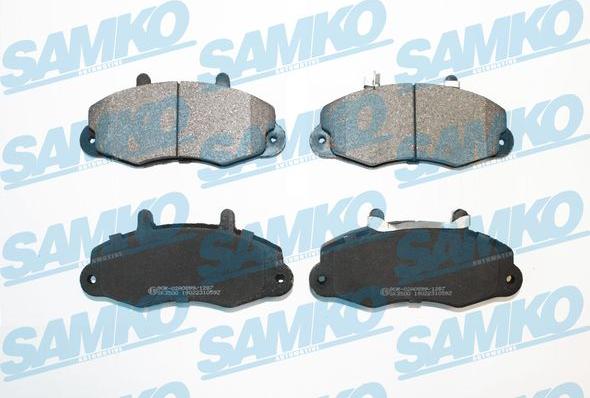 Samko 5SP1059 - Гальмівні колодки, дискові гальма autocars.com.ua