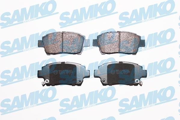 Samko 5SP1062 - Тормозные колодки, дисковые, комплект avtokuzovplus.com.ua