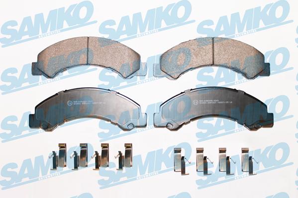 Samko 5SP1063 - Гальмівні колодки, дискові гальма autocars.com.ua