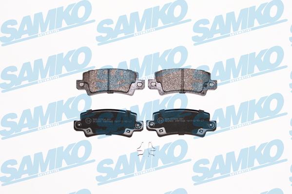 Samko 5SP1068 - Гальмівні колодки, дискові гальма autocars.com.ua