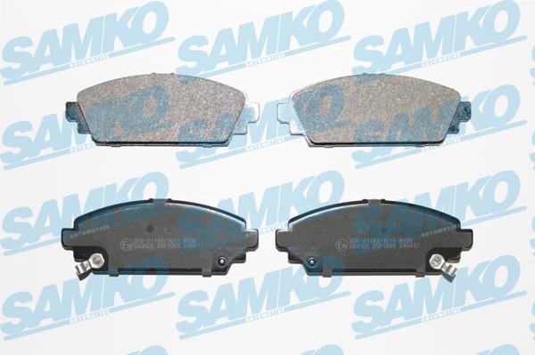 Samko 5SP1069 - Тормозные колодки, дисковые, комплект avtokuzovplus.com.ua