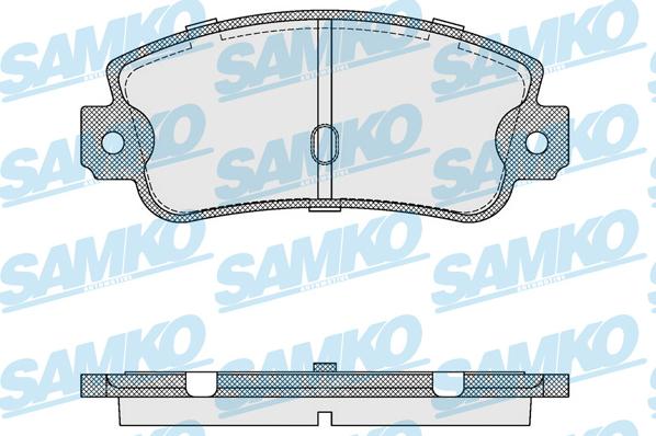 Samko 5SP106 - Гальмівні колодки, дискові гальма autocars.com.ua