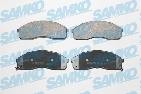 Samko 5SP1072 - Гальмівні колодки, дискові гальма autocars.com.ua