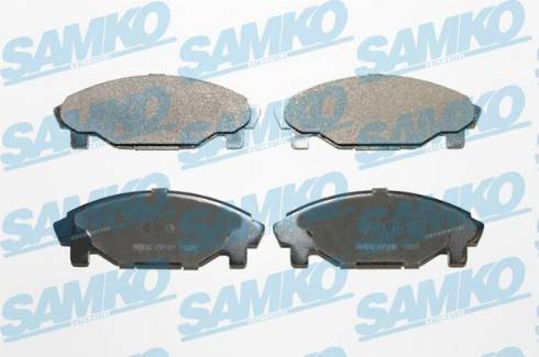 Samko 5SP1081 - Тормозные колодки, дисковые, комплект avtokuzovplus.com.ua