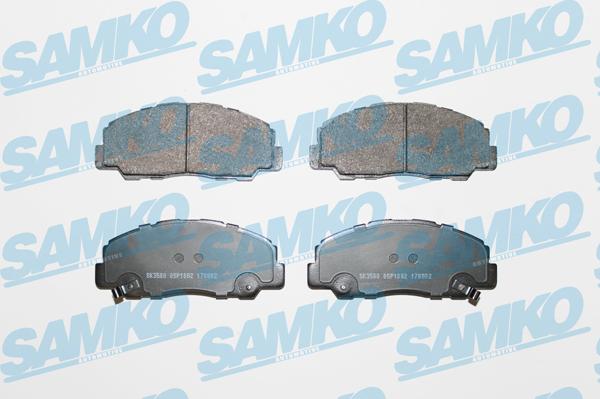 Samko 5SP1082 - Гальмівні колодки, дискові гальма autocars.com.ua