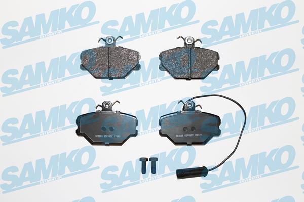 Samko 5SP1092 - Тормозные колодки, дисковые, комплект avtokuzovplus.com.ua