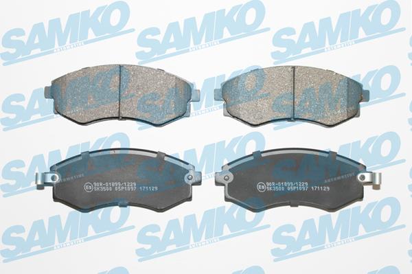 Samko 5SP1097 - Гальмівні колодки, дискові гальма autocars.com.ua