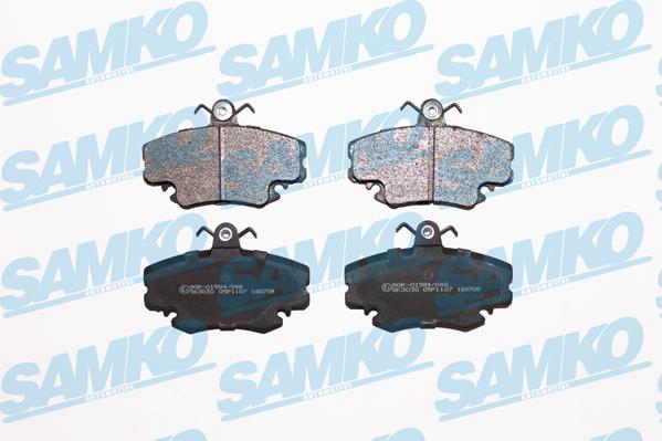 Samko 5SP1107 - Тормозные колодки, дисковые, комплект avtokuzovplus.com.ua