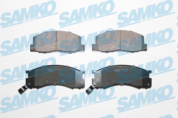 Samko 5SP1126 - Гальмівні колодки, дискові гальма autocars.com.ua