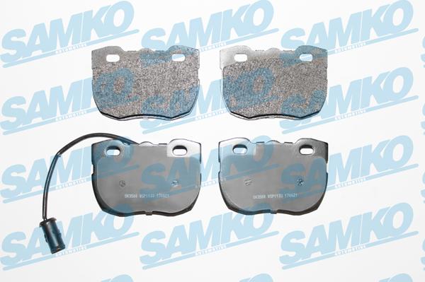 Samko 5SP1133 - Гальмівні колодки, дискові гальма autocars.com.ua