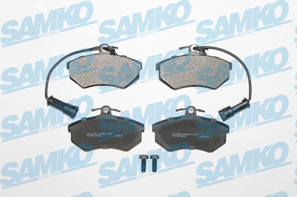 Samko 5SP1137 - Гальмівні колодки, дискові гальма autocars.com.ua