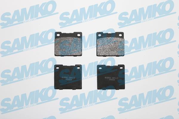 Samko 5SP113 - Тормозные колодки, дисковые, комплект avtokuzovplus.com.ua