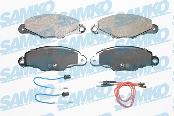 Samko 5SP1140 - Тормозные колодки, дисковые, комплект avtokuzovplus.com.ua