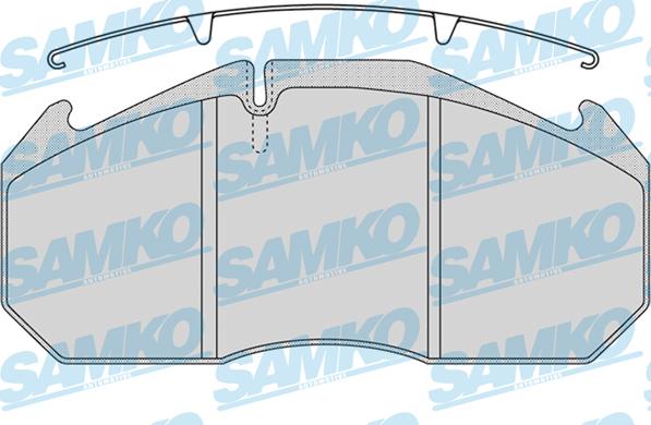Samko 5SP1162 - Гальмівні колодки, дискові гальма autocars.com.ua