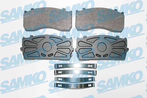 Samko 5SP1169 - Гальмівні колодки, дискові гальма autocars.com.ua