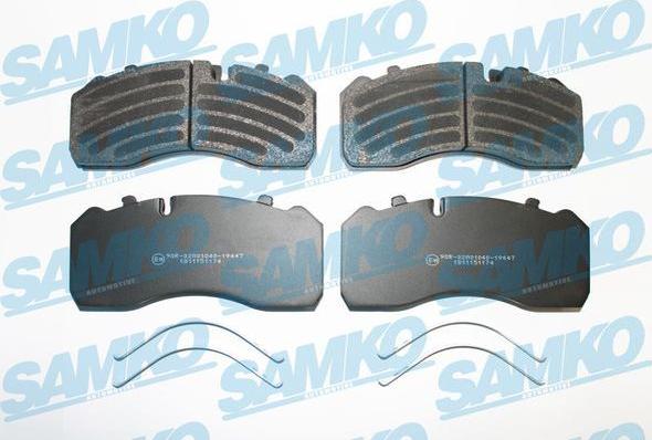 Samko 5SP1174 - Гальмівні колодки, дискові гальма autocars.com.ua