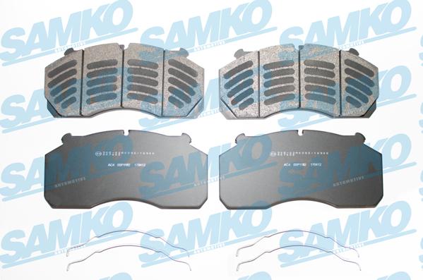 Samko 5SP1182 - Гальмівні колодки, дискові гальма autocars.com.ua