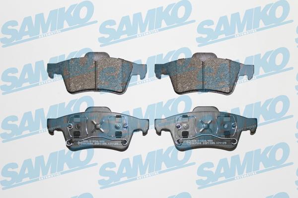 Samko 5SP1189 - Тормозные колодки, дисковые, комплект avtokuzovplus.com.ua