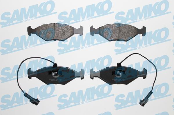 Samko 5SP1204 - Гальмівні колодки, дискові гальма autocars.com.ua