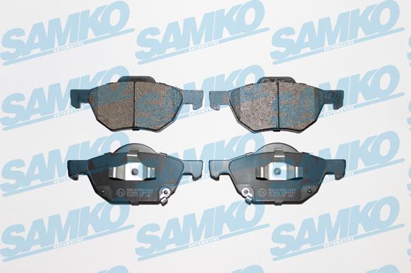 Samko 5SP1211 - Тормозные колодки, дисковые, комплект avtokuzovplus.com.ua