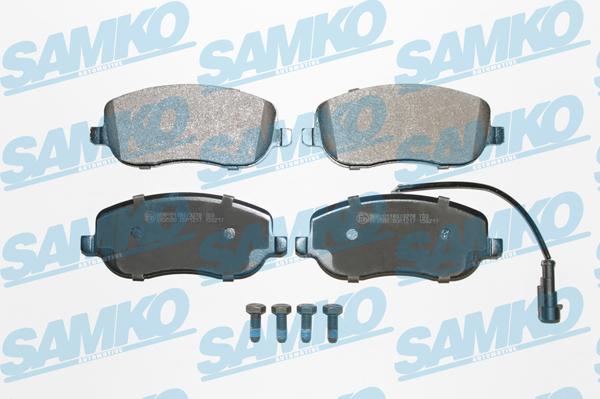 Samko 5SP1217 - Гальмівні колодки, дискові гальма autocars.com.ua