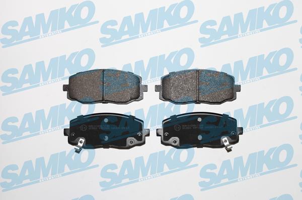 Samko 5SP1220 - Гальмівні колодки, дискові гальма autocars.com.ua