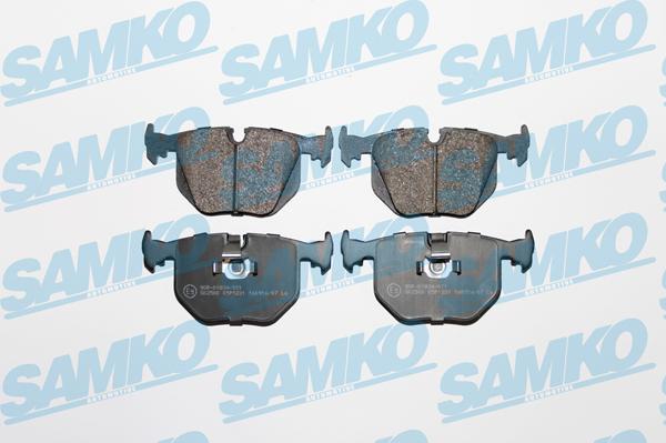 Samko 5SP1231 - Тормозные колодки, дисковые, комплект avtokuzovplus.com.ua