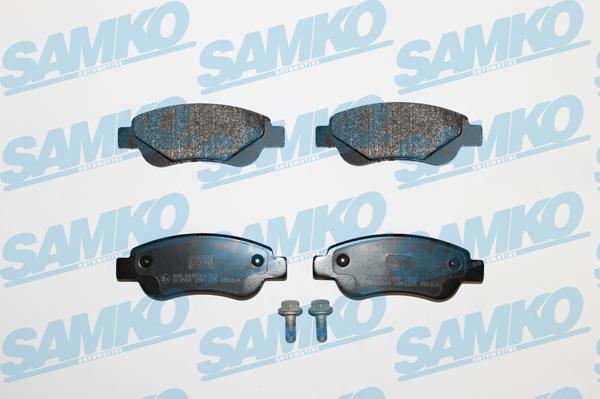 Samko 5SP1235 - Гальмівні колодки, дискові гальма autocars.com.ua