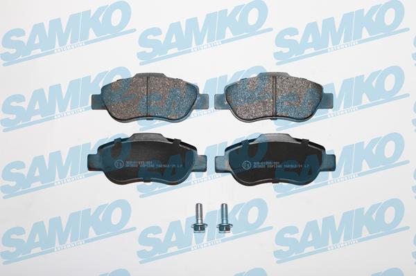 Samko 5SP1240 - Гальмівні колодки, дискові гальма autocars.com.ua