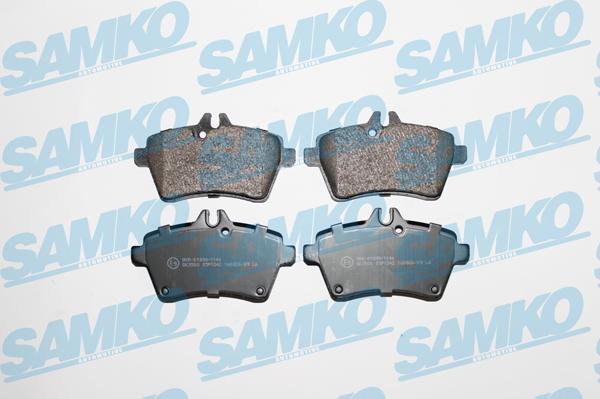 Samko 5SP1242 - Тормозные колодки, дисковые, комплект avtokuzovplus.com.ua