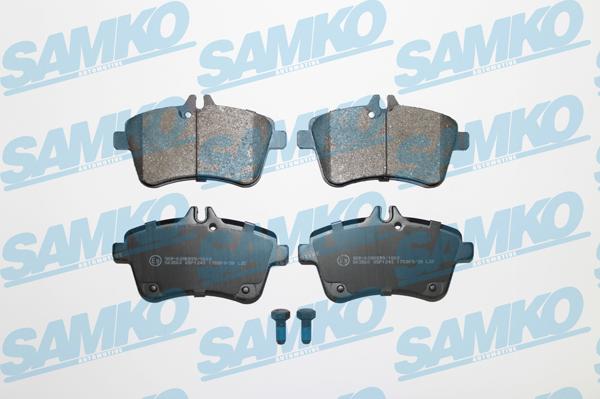 Samko 5SP1243 - Тормозные колодки, дисковые, комплект avtokuzovplus.com.ua