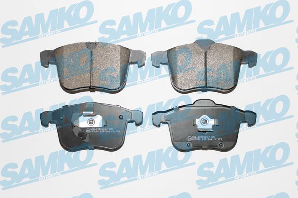 Samko 5SP1244 - Тормозные колодки, дисковые, комплект avtokuzovplus.com.ua