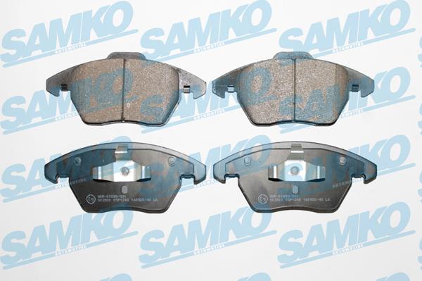 Samko 5SP1248 - Тормозные колодки, дисковые, комплект avtokuzovplus.com.ua