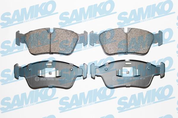 Samko 5SP1250 - Тормозные колодки, дисковые, комплект avtokuzovplus.com.ua