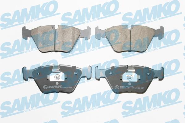 Samko 5SP1251 - Гальмівні колодки, дискові гальма autocars.com.ua